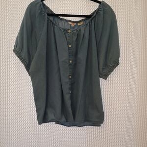 Levi's Denim  Button-Front Women’s Blouse SIZE XL